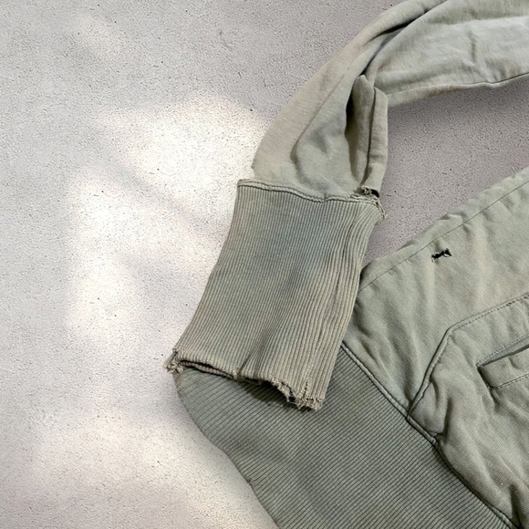 Vintage Ed Hardy Olive Green Tiger Full Zip Hoodie - Picture 9 of 10